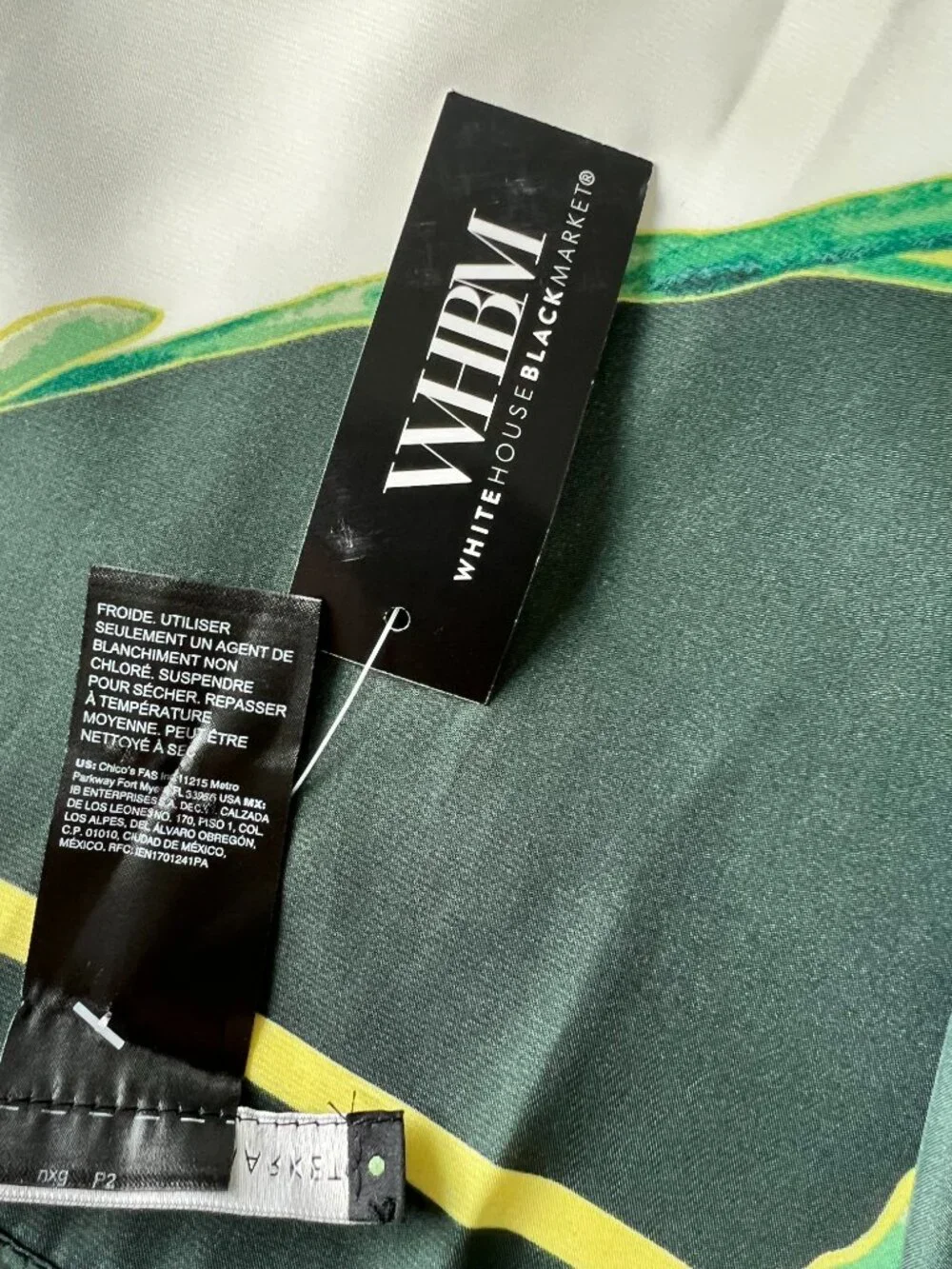 White House Black Market whbm oblong